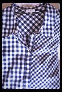 Crown & Ivy Dual Print Button Down